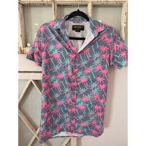 Surf Society by Drill Clothing size small palm tree shirt